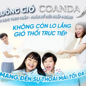 Điều hòa Daikin luống gió Coanda mát lạnh dễ chịu