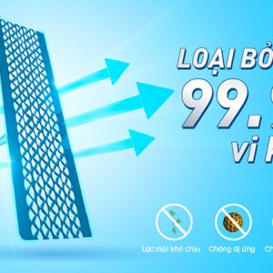 Điều hòa Daikin phin lọc enzyme blue loại bỏ 99,9% vi khuẩn
