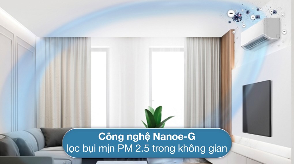 Máy lạnh Panasonic Inverter 1.5 HP CU/CS-XU12XKH-8 - Công nghệ Nanoe-G Máy lạnh Panasonic Inverter 1.5 HP CU/CS-XU12XKH-8 - Công nghệ Nanoe-G